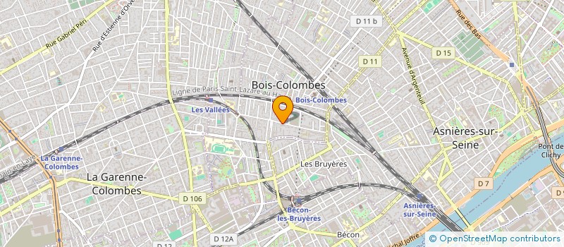 localisation de l'entreprise MONSIEUR DOMINIQUE GLOSEK à BOIS-COLOMBES