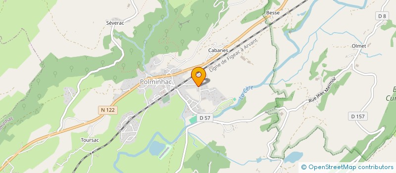 localisation de l'entreprise MONSIEUR DOMINIQUE GOMESSE à POLMINHAC