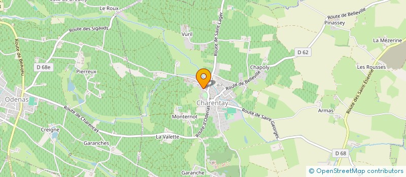 localisation de l'entreprise MONSIEUR DOMINIQUE GONACHON  CHARENTAY