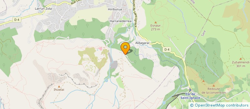 localisation de l'entreprise MONSIEUR DOMINIQUE GONZALEZ  ASCAIN