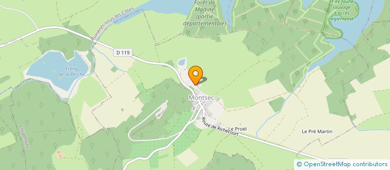 localisation de l'entreprise MONSIEUR DOMINIQUE GOSIO à BUXIERES-SOUS-LES-COTES