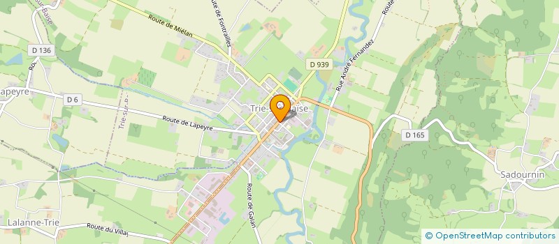 localisation de l'entreprise MONSIEUR DOMINIQUE GOSTEAUX  TRIE-SUR-BAISE