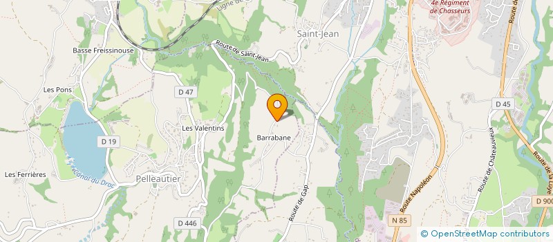 localisation de l'entreprise MONSIEUR DOMINIQUE GOUJON  PELLEAUTIER