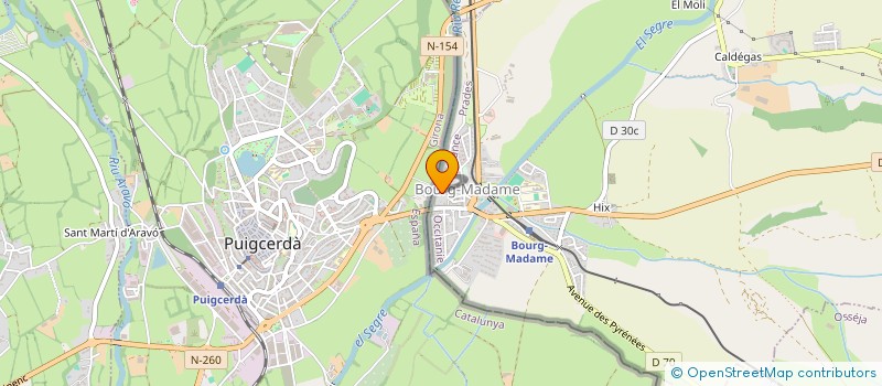 localisation de l'entreprise MONSIEUR DOMINIQUE GOUSANDIER  BOURG-MADAME