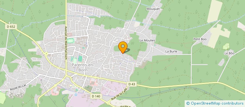 localisation de l'entreprise MONSIEUR DOMINIQUE GOUSSAN à PARENTIS-EN-BORN