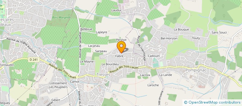 localisation de l'entreprise MONSIEUR DOMINIQUE GOYENETCHE  TRESSES