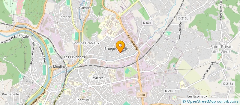 localisation de l'entreprise MONSIEUR DOMINIQUE GRANAT à ALES