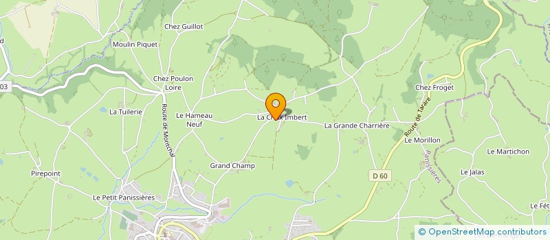 localisation de l'entreprise MONSIEUR DOMINIQUE GRAND  PANISSIERES