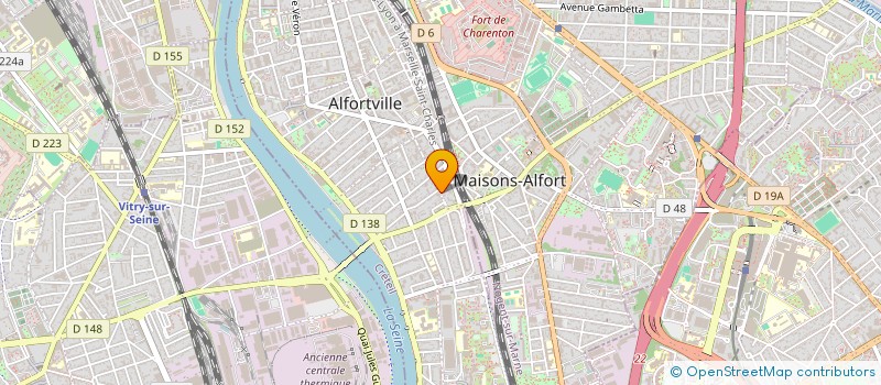 localisation de l'entreprise MONSIEUR DOMINIQUE GRANGE à ALFORTVILLE
