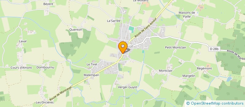 localisation de l'entreprise MONSIEUR DOMINIQUE GRANGER à FOISSIAT