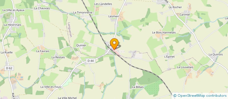 localisation de l'entreprise MONSIEUR DOMINIQUE GRANVILLE  LANGUENAN