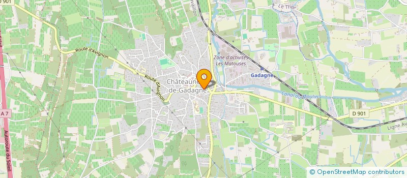 localisation de l'entreprise MONSIEUR DOMINIQUE GRASSI  CHATEAUNEUF-DE-GADAGNE