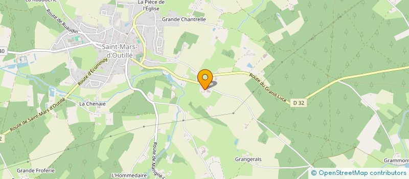 localisation de l'entreprise MONSIEUR DOMINIQUE GRASSIN  SAINT MARS D OUTILLE