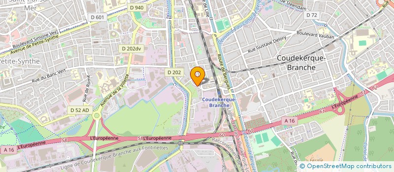 localisation de l'entreprise MONSIEUR DOMINIQUE GRAVE  COUDEKERQUE-BRANCHE