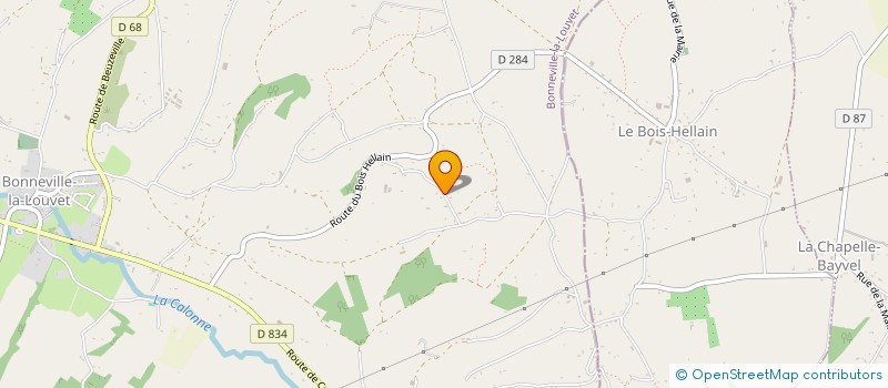 localisation de l'entreprise MONSIEUR DOMINIQUE GREAUME  BONNEVILLE-LA-LOUVET