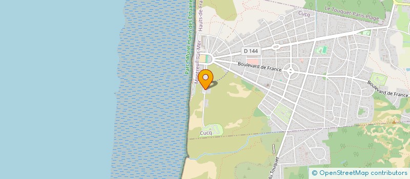 localisation de l'entreprise MONSIEUR DOMINIQUE GRECO  CUCQ