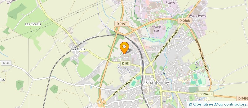 localisation de l'entreprise MONSIEUR DOMINIQUE GRELAUD  CHANTONNAY