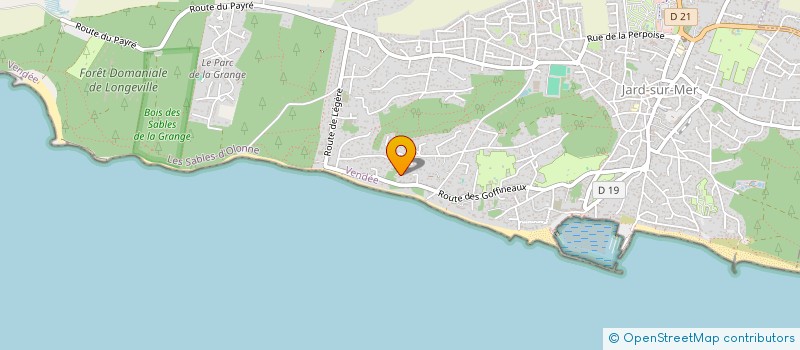 localisation de l'entreprise MONSIEUR DOMINIQUE GRELIER  JARD-SUR-MER