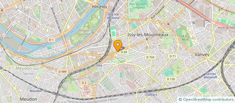 localisation de l'entreprise MONSIEUR DOMINIQUE GRELLIER à ISSY-LES-MOULINEAUX