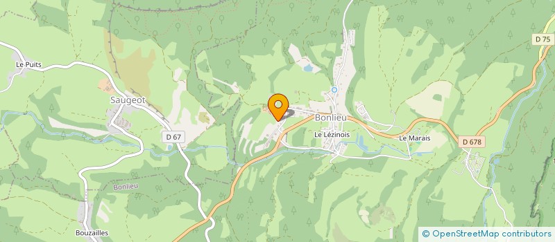 localisation de l'entreprise MONSIEUR DOMINIQUE GRILLET  BONLIEU