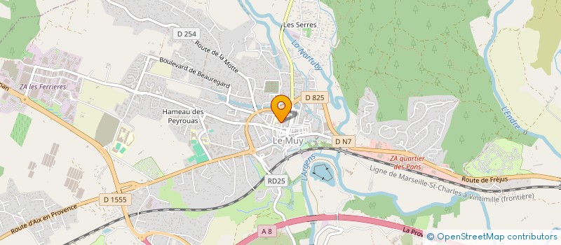 localisation de l'entreprise MONSIEUR DOMINIQUE GRIMALDI  LE MUY