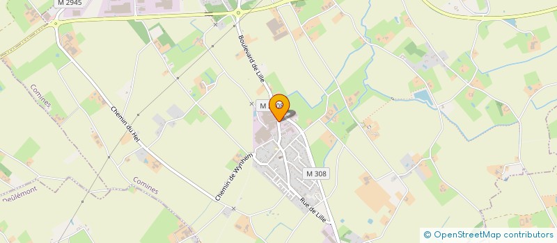 localisation de l'entreprise MONSIEUR DOMINIQUE GRISLAIN à COMINES