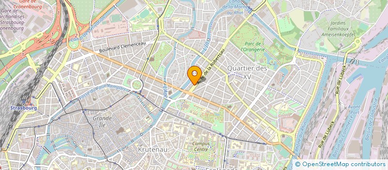 localisation de l'entreprise MONSIEUR DOMINIQUE GRISON à STRASBOURG