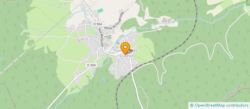 localisation de l'entreprise MONSIEUR DOMINIQUE GROSJEAN  FONTAINE-LES-LUXEUIL