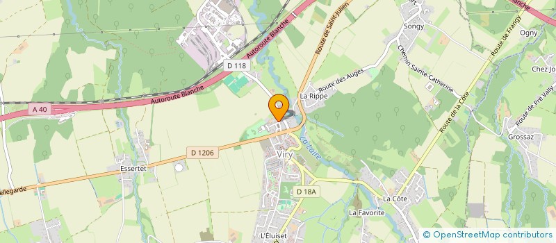 localisation de l'entreprise MONSIEUR DOMINIQUE GRUFFAZ à VIRY