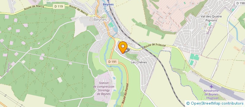 localisation de l'entreprise MONSIEUR DOMINIQUE GRUYER  BEYNES