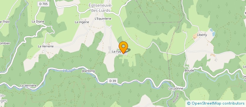 localisation de l'entreprise MONSIEUR DOMINIQUE GUARDIOLA FALCO  EGLISENEUVE-DES-LIARDS