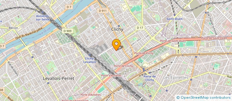 localisation de l'entreprise MONSIEUR DOMINIQUE GUEDON à CLICHY