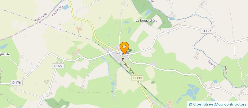 localisation de l'entreprise MONSIEUR DOMINIQUE GUEDON  FENERY