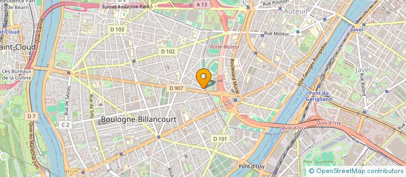localisation de l'entreprise MONSIEUR DOMINIQUE GUEGUEN à BOULOGNE-BILLANCOURT