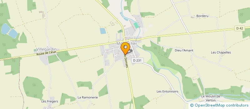 localisation de l'entreprise MONSIEUR DOMINIQUE GUELLE à MONTACHER-VILLEGARDIN