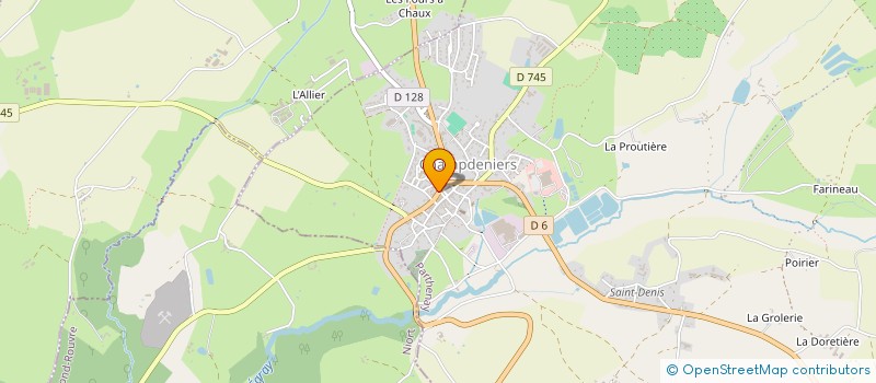 localisation de l'entreprise MONSIEUR DOMINIQUE GUERIN à CHAMPDENIERS