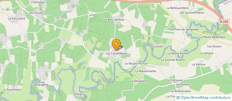 localisation de l'entreprise MONSIEUR DOMINIQUE GUERIN à VALLET