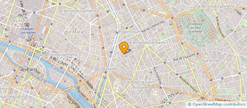 localisation de l'entreprise MONSIEUR DOMINIQUE GUERIN  PARIS