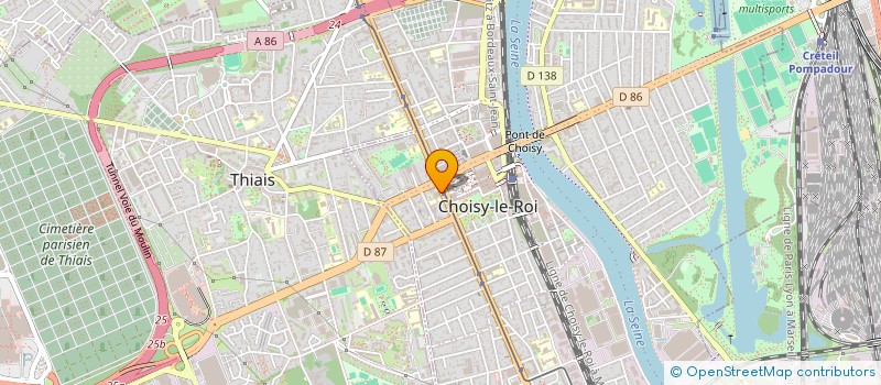 localisation de l'entreprise MONSIEUR DOMINIQUE GUEUDAR-DELAHAYE à CHOISY-LE-ROI