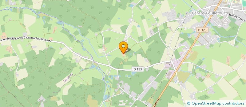 localisation de l'entreprise MONSIEUR DOMINIQUE GUIET à CERANS FOULLETOURTE