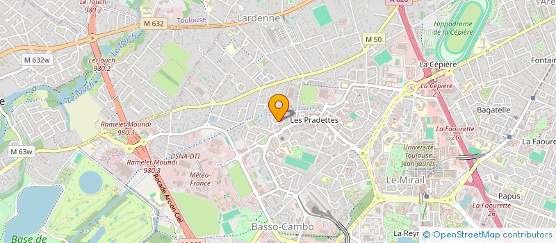 localisation de l'entreprise MONSIEUR DOMINIQUE GUIET  TOULOUSE