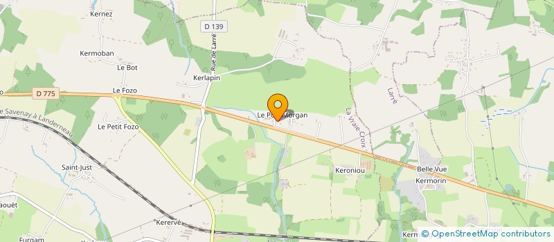 localisation de l'entreprise MONSIEUR DOMINIQUE GUIHO  LA VRAIE-CROIX