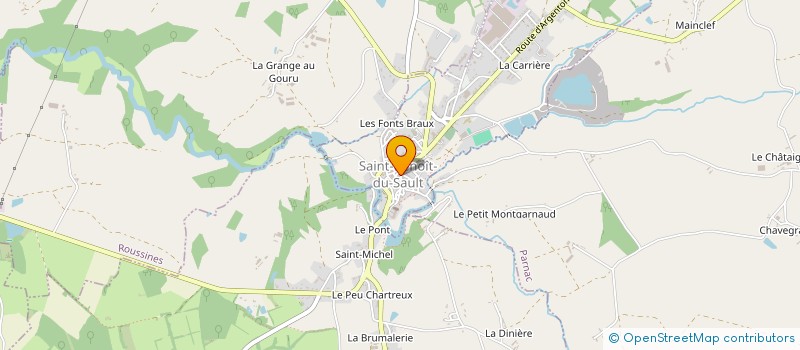 localisation de l'entreprise MONSIEUR DOMINIQUE GUILBAUD à SAINT-BENOIT-DU-SAULT