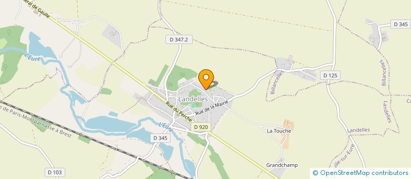 localisation de l'entreprise MONSIEUR DOMINIQUE GUILLEMAIN à LANDELLES