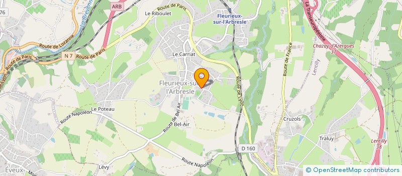 localisation de l'entreprise MONSIEUR DOMINIQUE GUILLEMOT à FLEURIEUX-SUR-L'ARBRESLE