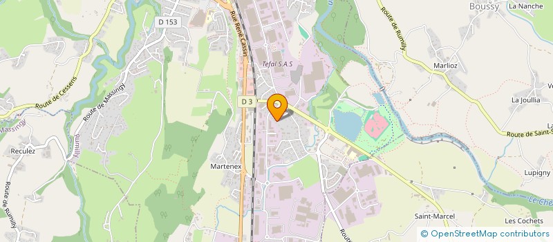 localisation de l'entreprise MONSIEUR DOMINIQUE GUILLERMIN  RUMILLY