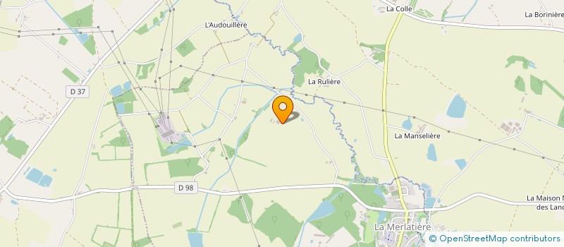 localisation de l'entreprise MONSIEUR DOMINIQUE GUILLOTEAU  MERLATIERE (LA)