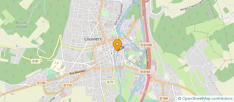 localisation de l'entreprise MONSIEUR DOMINIQUE GUIN à LOUVIERS