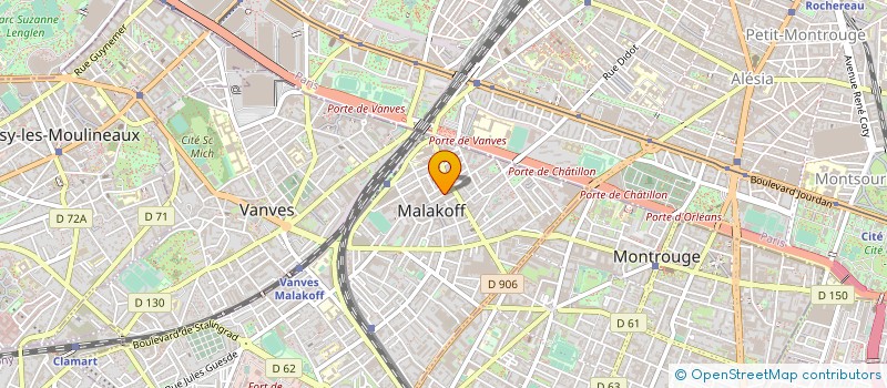 localisation de l'entreprise MONSIEUR DOMINIQUE GUIOT à MALAKOFF