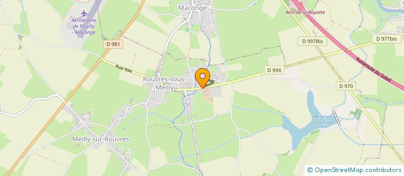 localisation de l'entreprise MONSIEUR DOMINIQUE GUYON  ROUVRES-SOUS-MEILLY